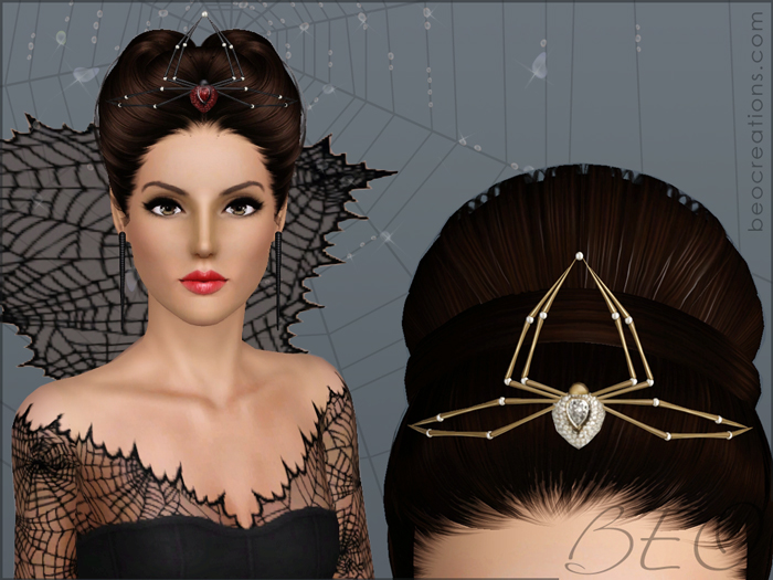 Spider tiara for Sims 3 by BEO